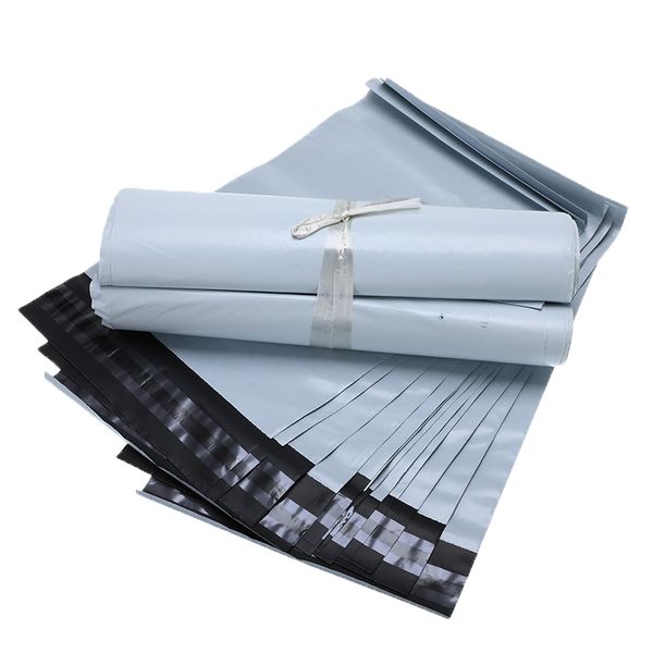 

10x19cm White Поли Mailer Доставка Пластиковая упаковка мешки Продукты почта курьером Хра