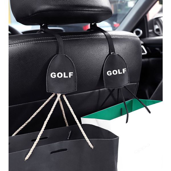 

car headrest hook for for golf 20kg car back seat hanger bag handbag purse grocery cloth