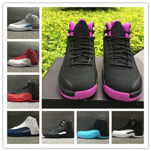 

red with box 12 master taxi playoffs men women12s low gym wholesale basketball shoes sports sneakers boots size 36-47