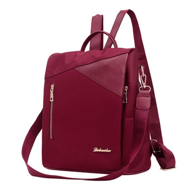 

35#women 2019 new backpack sports bag waterproof nylon backpack casual student bag