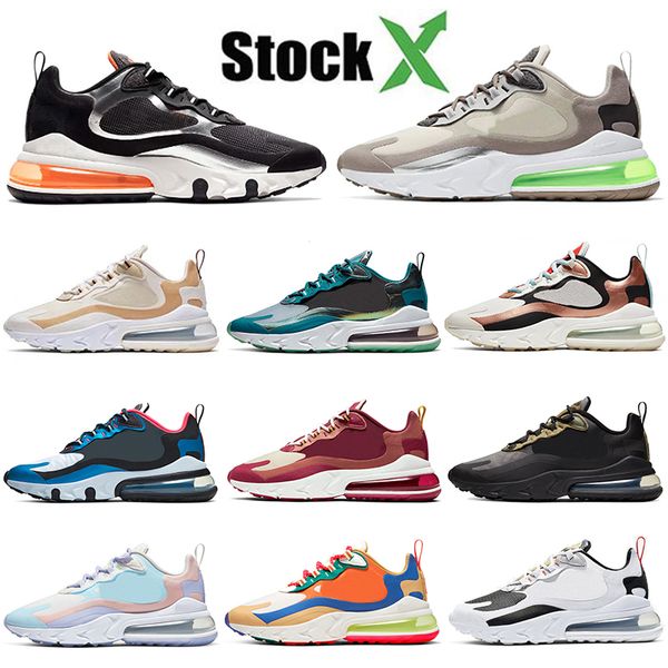 

stock x shoes for men women 270s react 2020 new designer running shoes black grey green travis scotts 27c sport sneakers