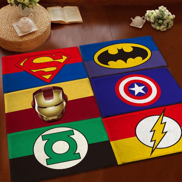 New Doormat 40 60cm Superman Batman Captain America Animation