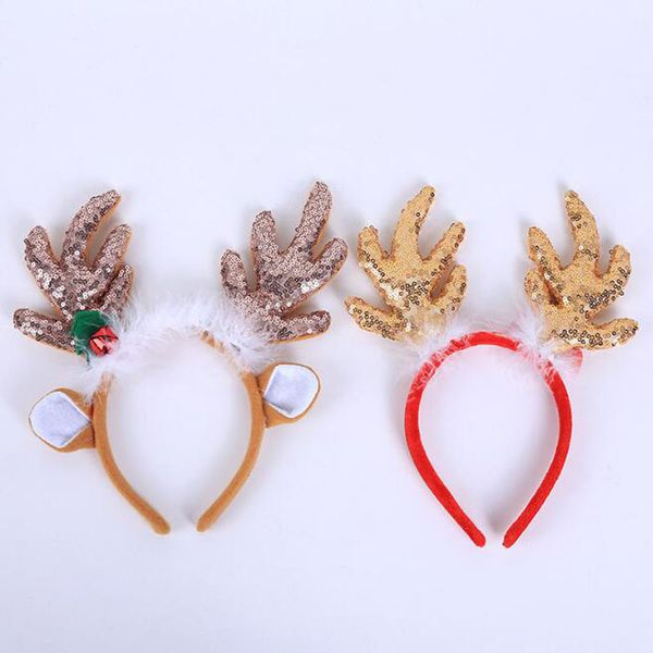 metal reindeer antlers headband