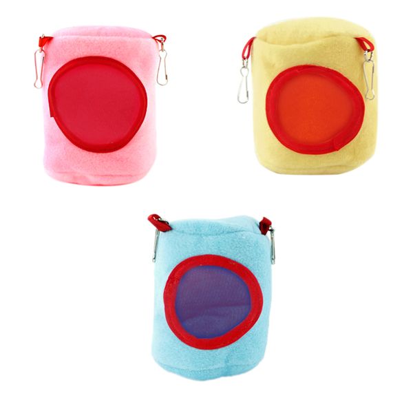

3pcs hamster guinea pig chinchilla winter warm sleeping nest cage bedding house