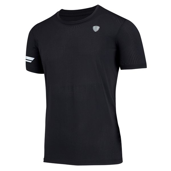 

selling running black t shirt men gym t-shirt breathable dry fit sport new quick dry basketball soccer fitness workout brand tee