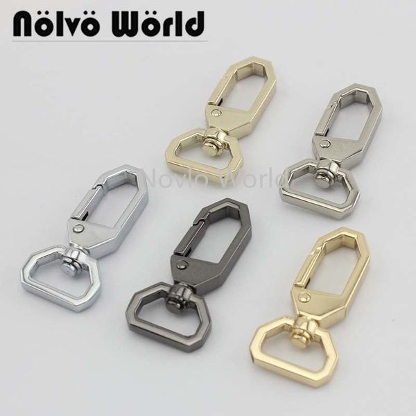 

wholesale 500pcs, 5 colors accept mix color, 48*16.2mm metal trigger snap hook handbag purse adjusted swivel clasp hook, Black
