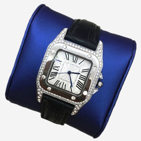 

2020 мода роскошные часы женщины нескольких цветов роскошные бриллианты lady платье часы lady wristwatch верхнего качества вскользь оптовая, Slivery;brown