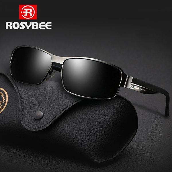 

2020 vintage aluminum sunglasses men polarized square sunglasses brand design shades hombre glasses driver, White;black