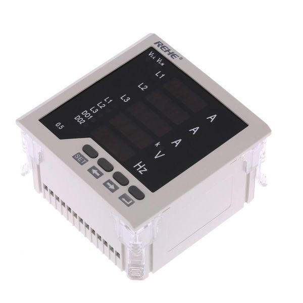 3 Phase corrente CA tester di tensione / frequenza contatore Rapporto freeshipping multifunzionali voltmetro cymometer Corrente Tensione programmabile