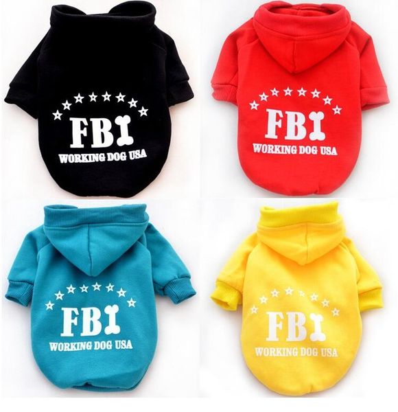 

new arrival pet dog apparel products dog vest pet sweater winter hoodie coat jacket usa fbi working dog clothes