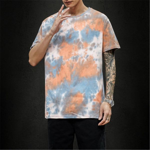 

половина рукава сыпучие человек tshirt одежда лето thin дизайнер primer печать студент стиль короткие рукава мужской моды tops casual вокруг, White;black