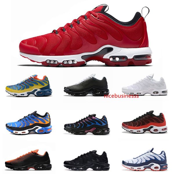 

running shoes tn plus se og triple black white p blue orange hyper crimson university flash women mens trainer sports sneakers 36-46