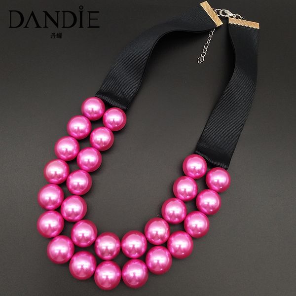 

dandie fashionable imitation pearl necklace, romantic and elegant female ornaments, Golden;silver