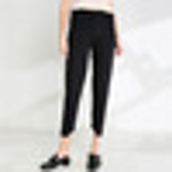 

office lady pencil pants 2019 pants for summer casual new black, Black;white