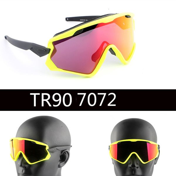 

tr90 7072 ski sunglasses riding sports sunglasses full frame goggles men and women models spot wholesale 8 colors, White;black