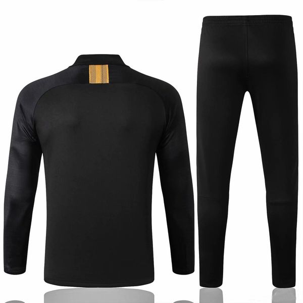 

selling new 19 20 inter milan men's sportswear 2019 2020 mao luo jacket jersey training suit hooded jacket, Black