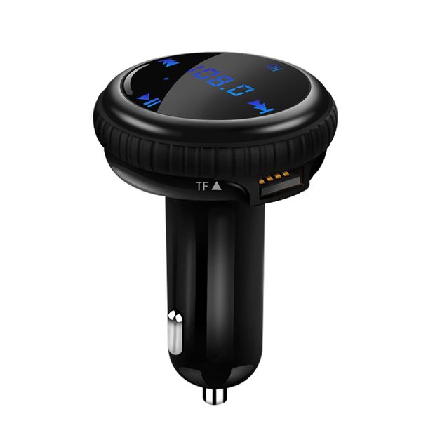 

onever car mp3 fm transmitter app gps car finder locator bluetooth kit music player 2 usb charger support u disk/tf card