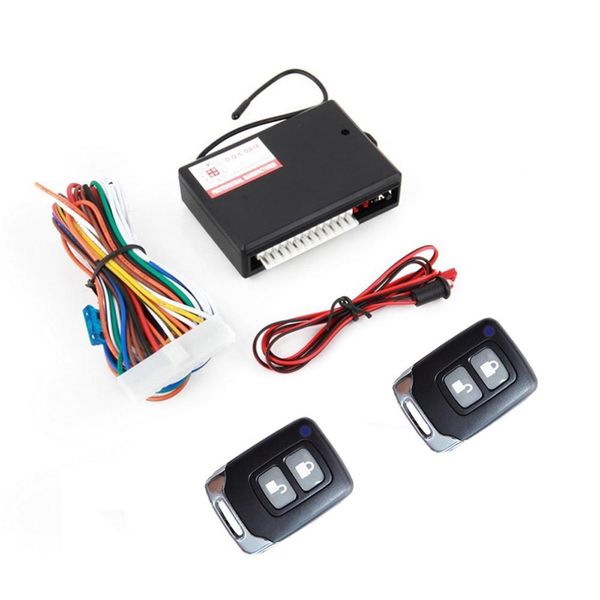 

universal 12v car door lock vehicle keyless entry system auto remote central kit with control box black