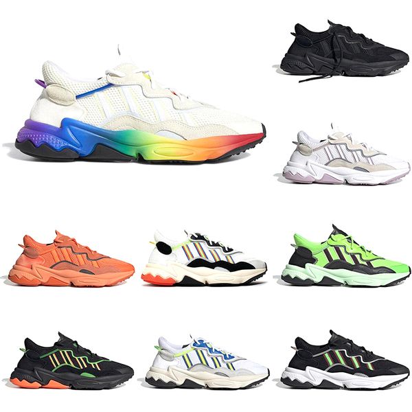 

pride 3m reflective xeno ozweego men women casual shoes era pack core black bold orange halloween tones mens trainers sports sneakers