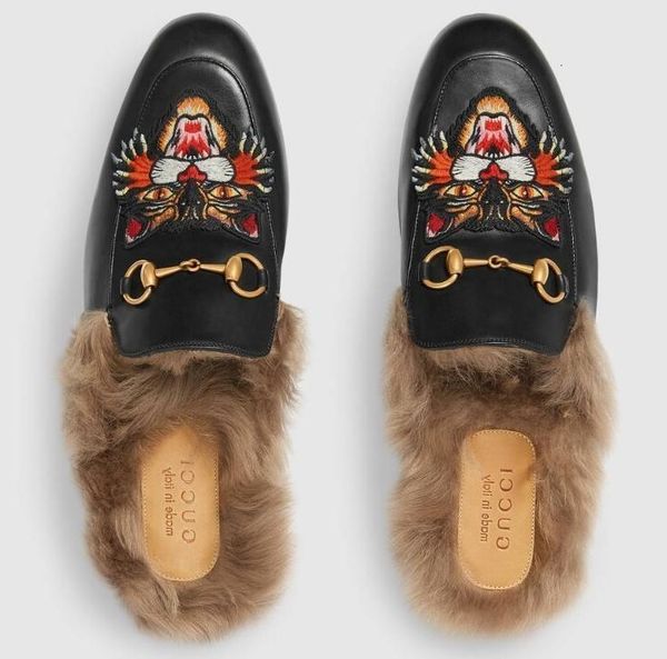 

men princetown slipper with angry cat appliqué moccasins loafers lace ups monk straps boots slippers drivers sandals slides sneakers dress, Red;white