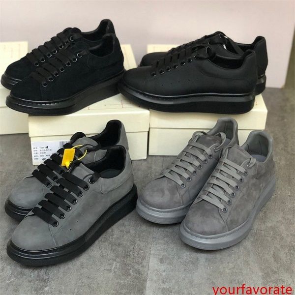 

men women fashion platform sneaker luxury oversized 100% real leather designer shoes lace-up running trainers men wedding shoes
