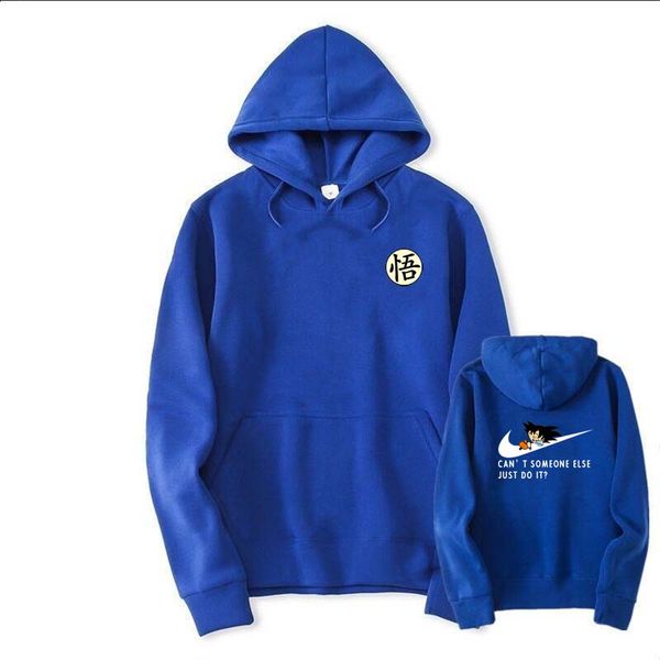 

new hoodies print cartoon turtle goku hoodie poleron hombre streetwear sudadera hoodie sweatshirt, Black