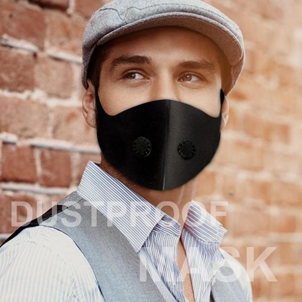 

унисекс пылезащитный pm2. 5 рот маска загрязнения половина лица с дыханием широкие ремни моющиеся многоразовые респиратор спорт