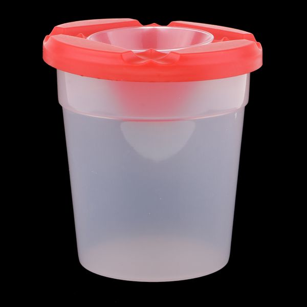 

transparent plastic lid cup for painting color modulation wash brush storage