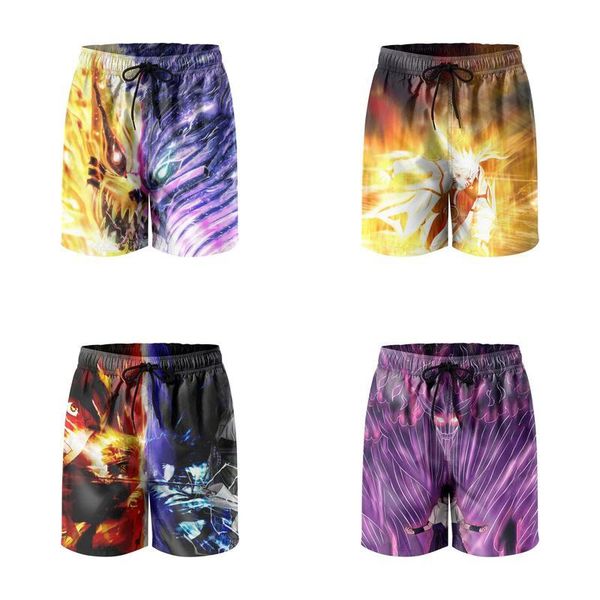 

mens swim trunks uchiha sasuke naruto class vii athletic shorts quick dry board cool swimwear