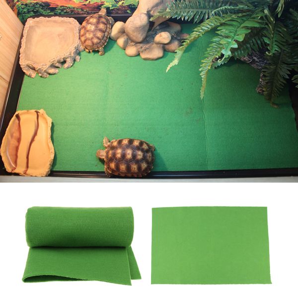 

2pcs reptile carpet mat substrate liner for terrarium/lizards/snakes/turtles 60x40cm & 100x50cm