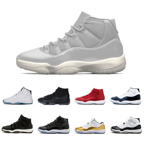 

2020 11 space jam bred concord basketball shoes men women shoes 11s gym red navy gamma blue 72-10 sneakers