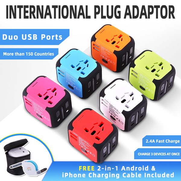 

cellphone charger universal phone travel usb power adapter for uk eu us au fast quick charge 2.0 5v for iphone samsung huawei