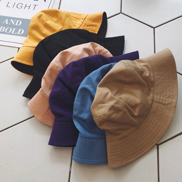 

casual sun hat double sided bucket hat sun cap hats for men and women outdoor travel fisherman