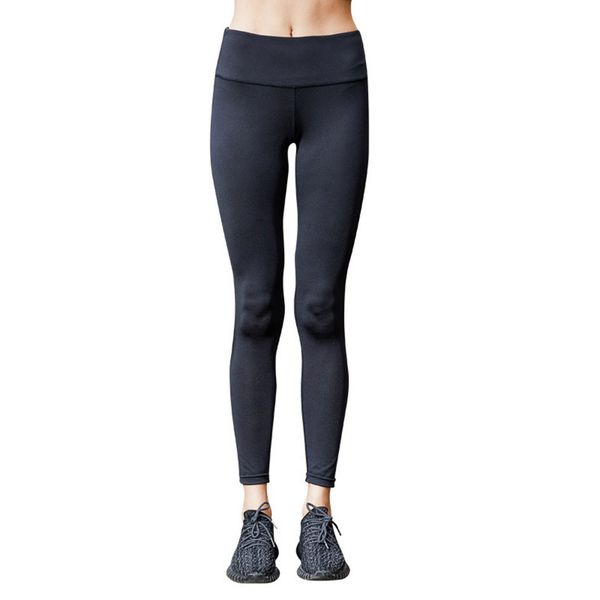 

elastic women high waist ankle-length pants leggings bottoming fitness pencil pants outdoor moisture wicking slim trousers, Black;blue