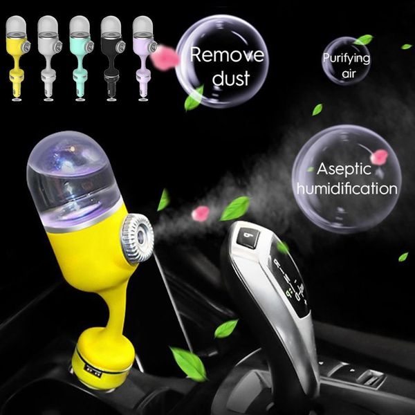 

12/24v 70ml car portable air humidifier 20-60ml/h auto humidifier cool mist maker mini car aromatic diffuser accessories