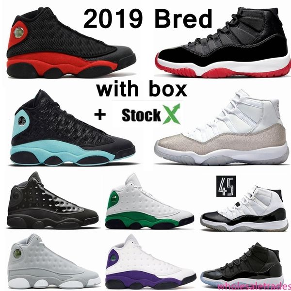 

13 13s man basketball shoes island green court purple 11 11s concord space jam cap and gown metallic silver mens sports sneaker trainers