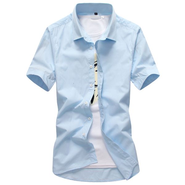 

shirts in colors spring and summer 2019 turning necklace sleeves short sleeve shirts leisure men's commercial, White;black
