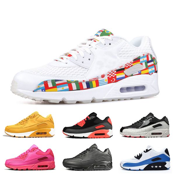 

fashion designer international flag pack wmns running shoes black white blue pink yellow bred leather run shoes trainers sports sneakers