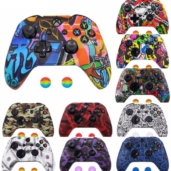 

joox1 camouflage camo silicone for skin case one cover sleeve protective xbox rubber x s controller protector