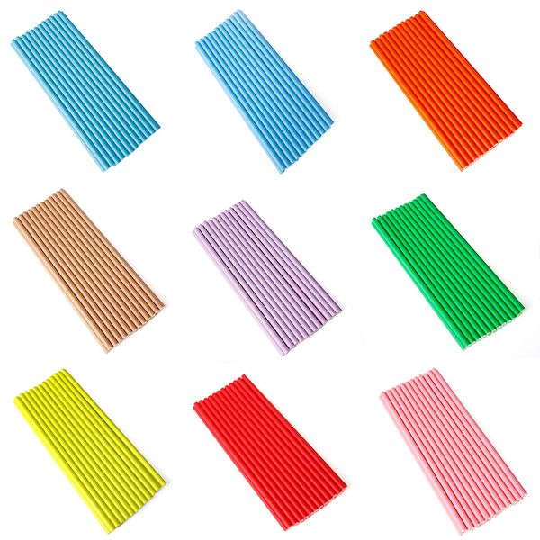 

25шт красочные одноразовые соломинкой свадебные принадлежности день рождения событие украшение партии кухня бар напитки соломенная бумага