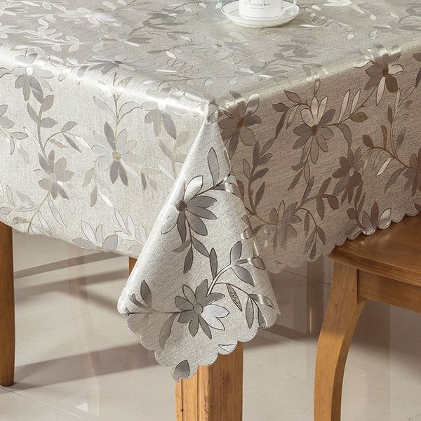 

pvc oilproof tablecloth waterproof table cloth for dining table rectangle cover round tablecloths for ing