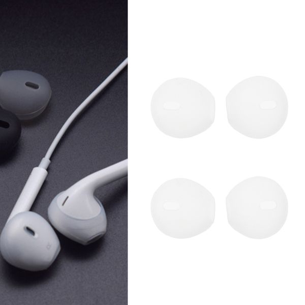 

2 pair silicone earbuds eartip caps for apple airpods iphone 7 earpods gray