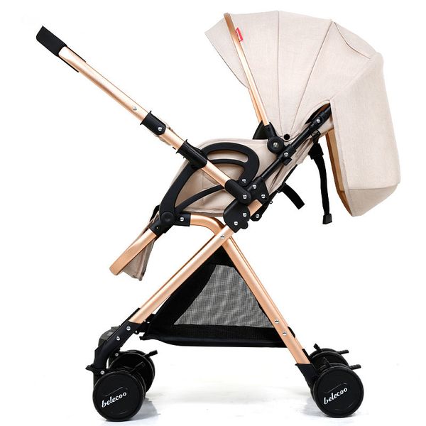 

high landscape lightweight strollers folding portable traveling pram stroller baby carriage pushchair pink stroller