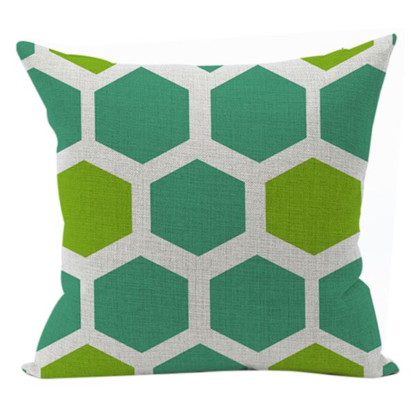 

xmas vintage cushion cover pillow case sofa decor pattern:prismatic honeycomb