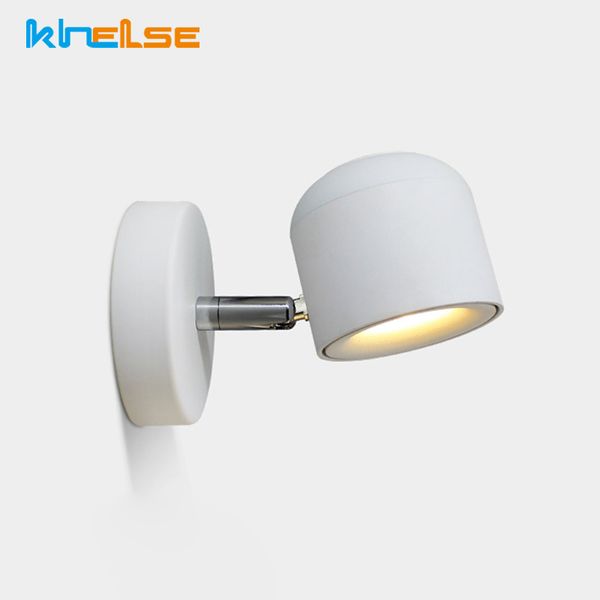 

7w adjustable beside reading lights 340 angle led corridor porch aisle balcony lights mirror lamps sconce wall washer lighting
