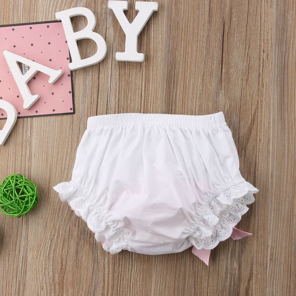 

infant baby girls clothing bottoms lace ruffle cupcake diaper cover bloomer briefs shorts ruffles baby girl 0-18m, Black