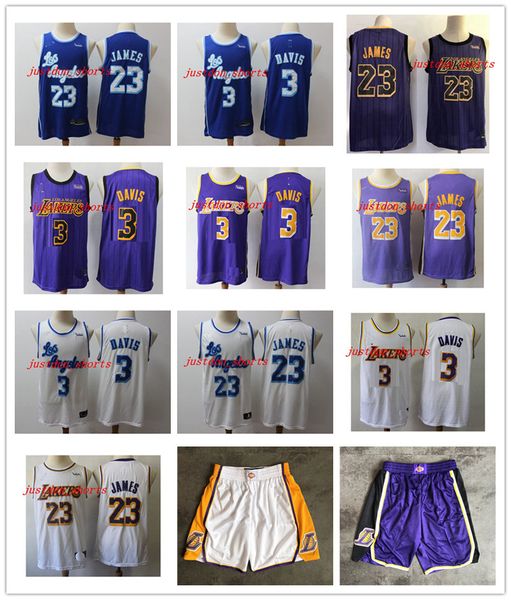 

нони # 3 дви ло-анджеле лейкеѬ джеѬи 2020 mens all-star джеѬи mens нони # 3 дви пѬ, Black;red