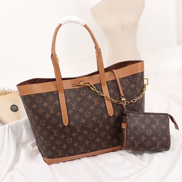 

Cla ic tyle monogram houlder bag ca ual hopping women tote bag large capacity lady travel torage bag vintage handbag