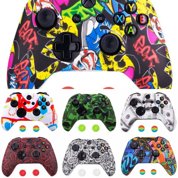 

ade5k surreal controller xbox лицевая панель передний корпус shell case запасная часть для узорчатого one x one s lava (модель 1708