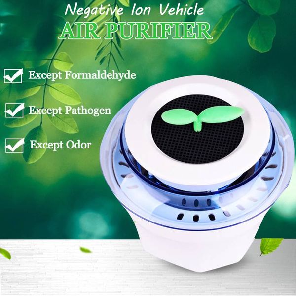 

mini usb charging car air purifier 12v portable negative ions air purifiers home silent deskfreshener smoke smell remove